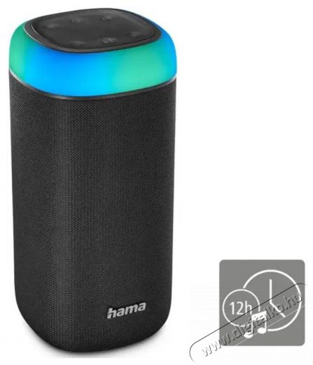 Hama BLUETOOTH HANGSZ&Oacute;R&Oacute; SHINE 2.0, 30W, RGB LED, FEKETE (188228) Audio-Video / Hifi / Multim&eacute;dia - Hordozhat&oacute;, vezet&eacute;k n&eacute;lk&uuml;li / bluetooth hangsug&aacute;rz&oacute; - Hordozhat&oacute;, vezet&eacute;k n&eacute;lk&uuml;li / bluetooth hangsug&aacute;rz&oacute; - 399222