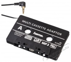 Hama CD Adapter kazetta autórádióhoz - fekete (17524) Autóhifi / Autó felszerelés - Autórádió fejegység - Kazetta adapter / átalakító - 399193