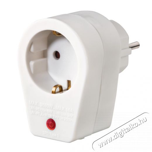 Hama FIP h&aacute;l&oacute;zati t&uacute;lfesz&uuml;lts&eacute;g v&eacute;dő adapter - feh&eacute;r H&aacute;ztart&aacute;s / Otthon / K&uuml;lt&eacute;r - Vil&aacute;g&iacute;t&aacute;s / elektromoss&aacute;g - H&aacute;l&oacute;zati eloszt&oacute; / hosszabb&iacute;t&oacute; / adapter - 403635