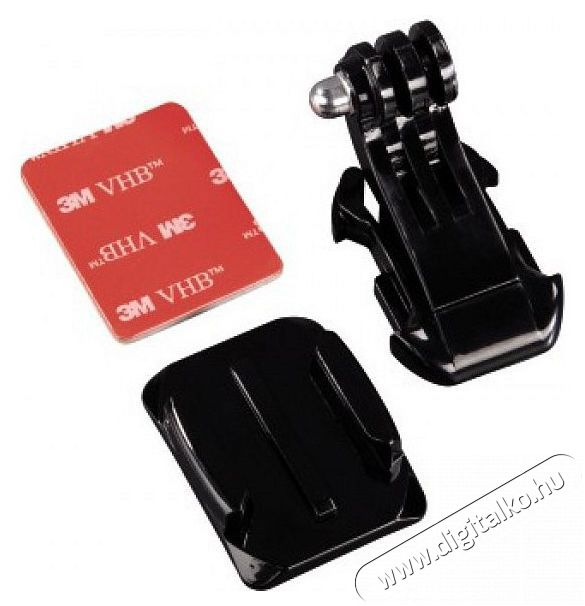 Hama Front sisakra szerelhető GoPro tart&oacute; F&eacute;nyk&eacute;pezőg&eacute;p / kamera - Sport kamera tartoz&eacute;kok - R&ouml;gz&iacute;tő / adapter - 292052