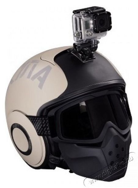 Hama Front sisakra szerelhető GoPro tart&oacute; F&eacute;nyk&eacute;pezőg&eacute;p / kamera - Sport kamera tartoz&eacute;kok - R&ouml;gz&iacute;tő / adapter - 292052