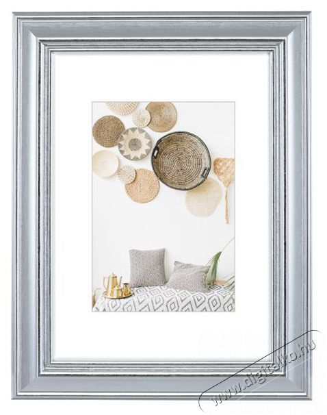 Hama 175807 "LOBBY" 10x15 cm műanyag keret - ez&uuml;st  H&aacute;ztart&aacute;s / Otthon / K&uuml;lt&eacute;r - Lak&aacute;sfelszerel&eacute;s - K&eacute;pkeret / k&eacute;ptart&oacute; - 388356