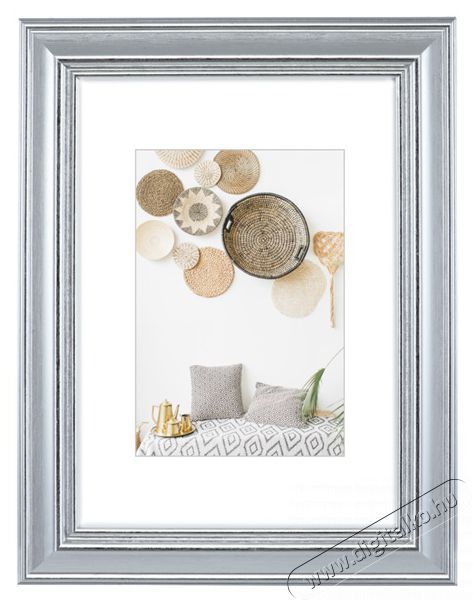 Hama 175807 "LOBBY" 10x15 cm műanyag keret - ez&uuml;st  H&aacute;ztart&aacute;s / Otthon / K&uuml;lt&eacute;r - Lak&aacute;sfelszerel&eacute;s - K&eacute;pkeret / k&eacute;ptart&oacute; - 388356