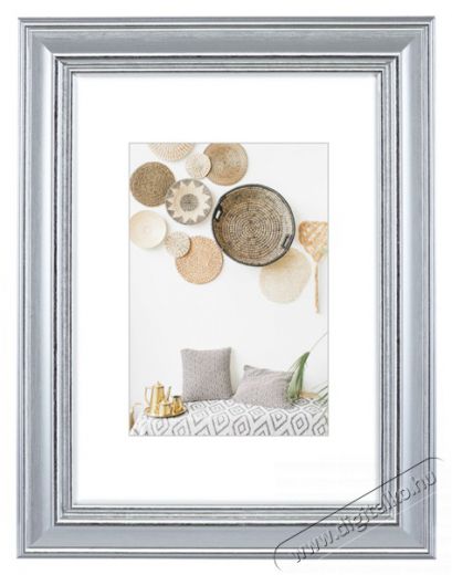 Hama 175807 "LOBBY" 10x15 cm műanyag keret - ez&uuml;st  H&aacute;ztart&aacute;s / Otthon / K&uuml;lt&eacute;r - Lak&aacute;sfelszerel&eacute;s - K&eacute;pkeret / k&eacute;ptart&oacute; - 388356
