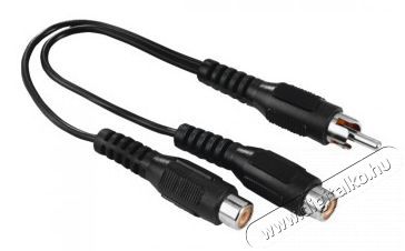 Hama 205183 FIC RCA Y-adapter 1dug&oacute;-2alj Tv kieg&eacute;sz&iacute;tők - K&aacute;bel / csatlakoz&oacute; - RCA k&aacute;bel - 413753