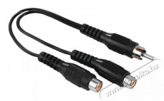 Hama 205183 FIC RCA Y-adapter 1dugó-2alj Tv kiegészítők - Kábel / csatlakozó - RCA kábel - 413753