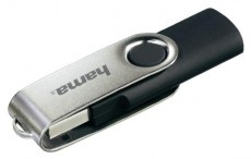 Hama Rotate 90891 8GB USB2.0 fekete-szürke Flash Drive - Memória kártya / Pendrive - Pendrive - 459128
