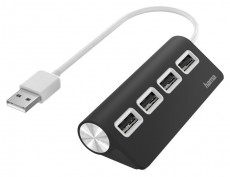 Hama 200119 fekete FIC USB 2.0 HUB, 1:4 BUSPOW. - Iroda &eacute;s sz&aacute;m&iacute;t&aacute;stechnika - Egy&eacute;b sz&aacute;m&iacute;t&aacute;stechnikai term&eacute;k - 463806