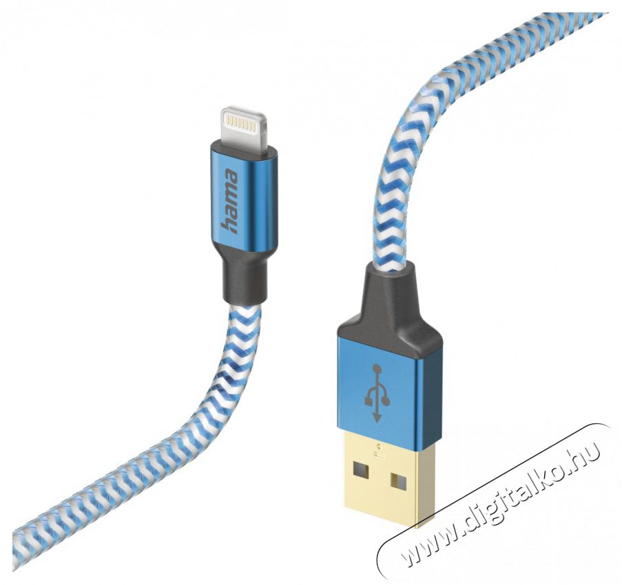 Hama 201553 FIC E3 Lightning Reflective 1,5m, k&eacute;k adatk&aacute;bel Iroda &eacute;s sz&aacute;m&iacute;t&aacute;stechnika - Sz&aacute;m&iacute;t&oacute;g&eacute;p tartoz&eacute;k - USB k&aacute;bel - 466965