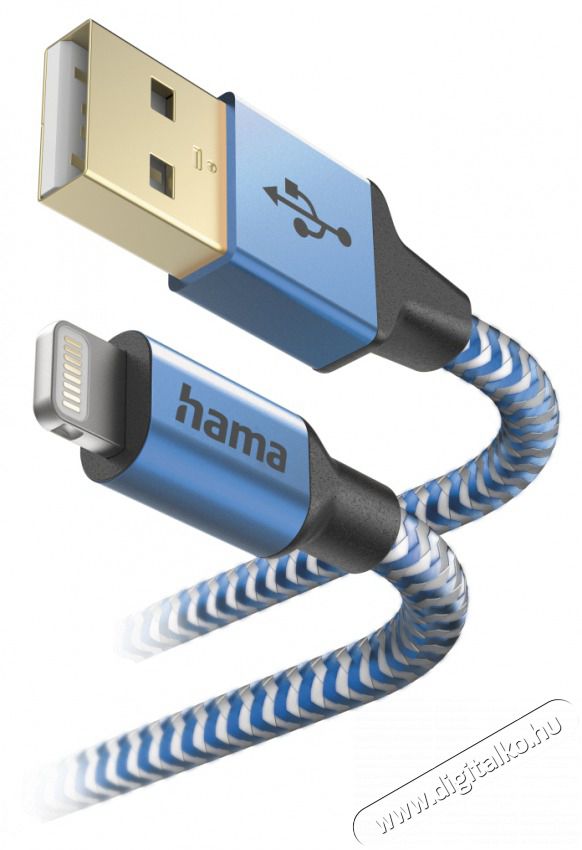 Hama 201553 FIC E3 Lightning Reflective 1,5m, k&eacute;k adatk&aacute;bel Iroda &eacute;s sz&aacute;m&iacute;t&aacute;stechnika - Sz&aacute;m&iacute;t&oacute;g&eacute;p tartoz&eacute;k - USB k&aacute;bel - 466965