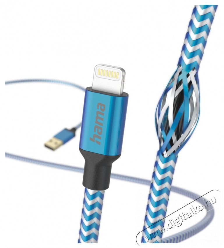 Hama 201553 FIC E3 Lightning Reflective 1,5m, k&eacute;k adatk&aacute;bel Iroda &eacute;s sz&aacute;m&iacute;t&aacute;stechnika - Sz&aacute;m&iacute;t&oacute;g&eacute;p tartoz&eacute;k - USB k&aacute;bel - 466965
