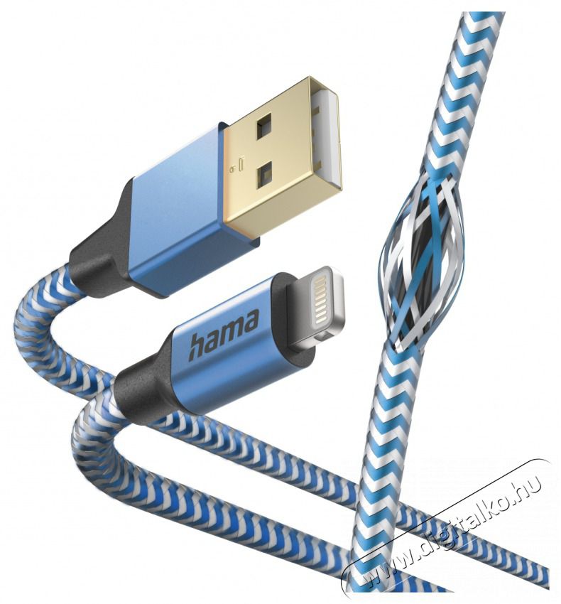 Hama 201553 FIC E3 Lightning Reflective 1,5m, k&eacute;k adatk&aacute;bel Iroda &eacute;s sz&aacute;m&iacute;t&aacute;stechnika - Sz&aacute;m&iacute;t&oacute;g&eacute;p tartoz&eacute;k - USB k&aacute;bel - 466965