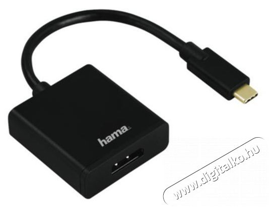 Hama 135725 USB Type-C - Displayport adapter Iroda &eacute;s sz&aacute;m&iacute;t&aacute;stechnika - Sz&aacute;m&iacute;t&oacute;g&eacute;p tartoz&eacute;k - USB k&aacute;bel - 413238