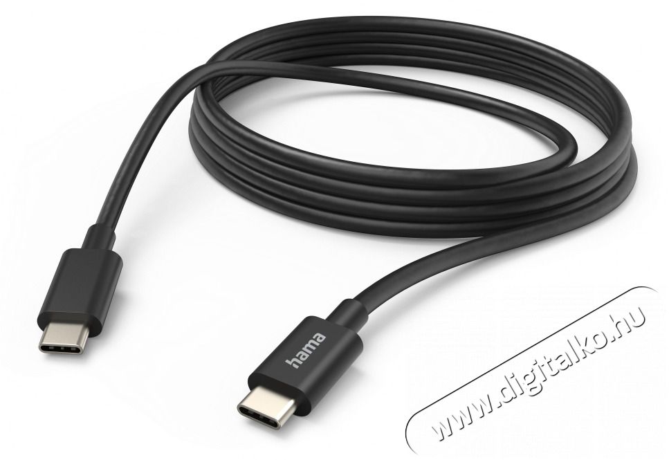 Hama 200905 FIC Type-C-Type-C, 3A 3 m USB 2.0 k&aacute;bel Iroda &eacute;s sz&aacute;m&iacute;t&aacute;stechnika - Sz&aacute;m&iacute;t&oacute;g&eacute;p tartoz&eacute;k - USB k&aacute;bel - 470243