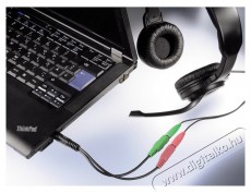 Hama 200352 FIC 4pol jack-2x aljzat Iroda &eacute;s sz&aacute;m&iacute;t&aacute;stechnika - Egy&eacute;b sz&aacute;m&iacute;t&aacute;stechnikai term&eacute;k - 451027