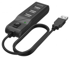 Hama FIC USB 2.0 HUB buspowered (200118) Iroda &eacute;s sz&aacute;m&iacute;t&aacute;stechnika - Notebook kieg&eacute;sz&iacute;tő - USB hub / eloszt&oacute; - 476892