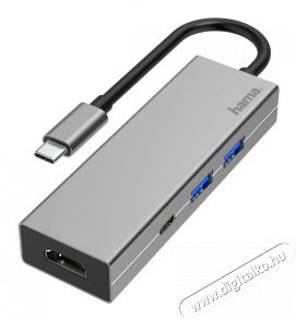 Hama 200117 1xUSB3.2/2xUSB/Type-C/HDMI USB HUB Iroda &eacute;s sz&aacute;m&iacute;t&aacute;stechnika - Notebook kieg&eacute;sz&iacute;tő - USB hub / eloszt&oacute; - 492545