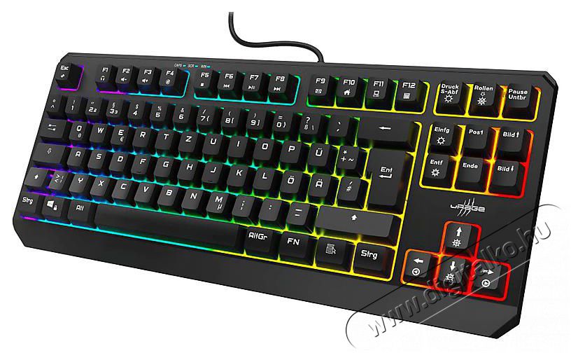 Hama Exodus 220 TKL Gaming Keyboard, black, QWERTZ HU (217818) Iroda &eacute;s sz&aacute;m&iacute;t&aacute;stechnika - Billentyűzet / billentyűzet szett - Vezet&eacute;kes - 493682