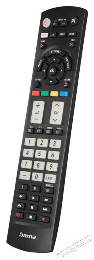 Hama 221064 univerz&aacute;lis t&aacute;vir&aacute;ny&iacute;t&oacute; PANASONIC TV Tv kieg&eacute;sz&iacute;tők - T&aacute;vvez&eacute;rlő - Univerz&aacute;lis t&aacute;vir&aacute;ny&iacute;t&oacute; - 494027