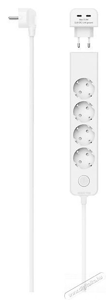 Hama 223191 Flip h&aacute;l&oacute;zati eloszt&oacute; 5-&ouml;s, 1,4 m&eacute;ter H&aacute;ztart&aacute;s / Otthon / K&uuml;lt&eacute;r - Vil&aacute;g&iacute;t&aacute;s / elektromoss&aacute;g - H&aacute;l&oacute;zati eloszt&oacute; / hosszabb&iacute;t&oacute; / adapter - 492986