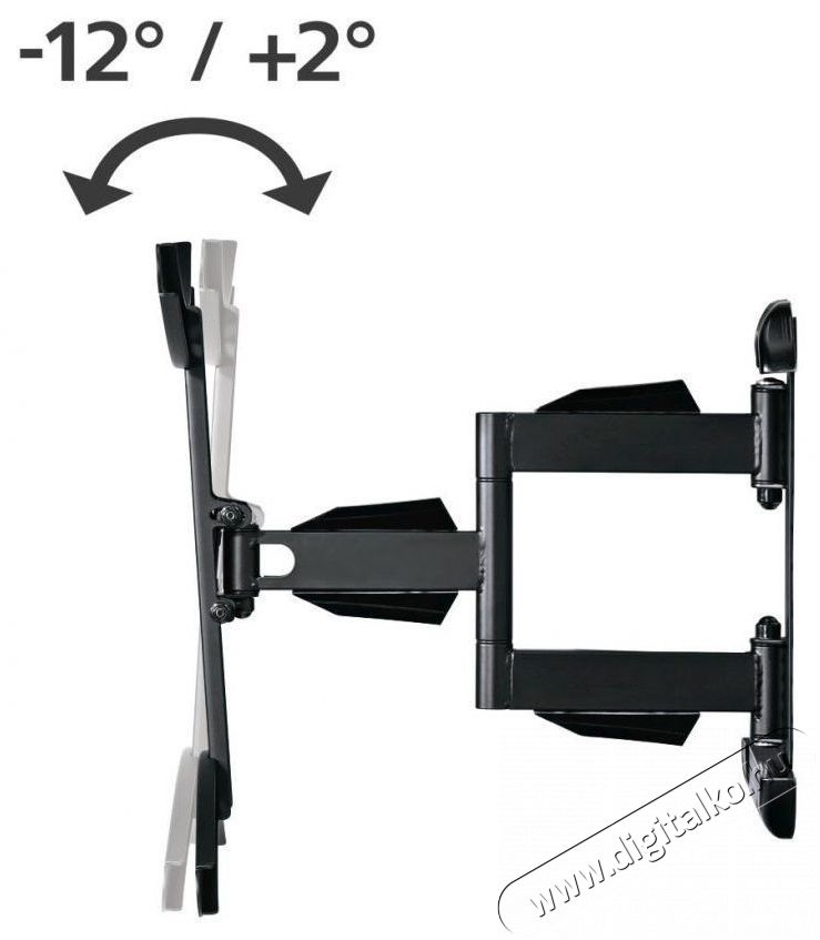 Hama 220834 FITV 400x400 full motion 2 kar fali tart&oacute; Tv kieg&eacute;sz&iacute;tők - Fali tart&oacute; / konzol - Fali tv tart&oacute; - 494973
