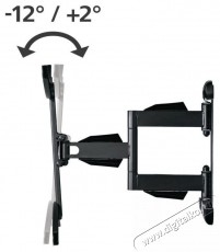 Hama 220834 FITV 400x400 full motion 2 kar fali tart&oacute; Tv kieg&eacute;sz&iacute;tők - Fali tart&oacute; / konzol - Fali tv tart&oacute; - 494973