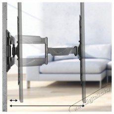 Hama TV Wall Bracket, Swivel, Tilt, Pull-out, 165 cm (65) up to 35 kg (220828) Tv kieg&eacute;sz&iacute;tők - Fali tart&oacute; / konzol - Fali tv tart&oacute; - 499295