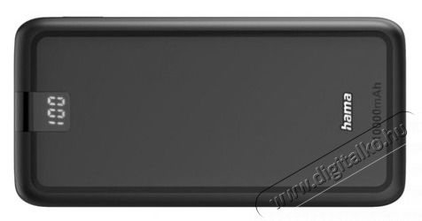 Hama 00201709 10000mAh fekete powerbank Mobil / Kommunik&aacute;ci&oacute; / Smart - Powerbank / K&uuml;lső akkumul&aacute;tor &eacute;s t&ouml;ltő - 499881
