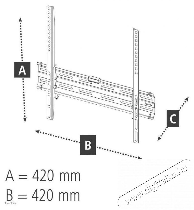 Hama FITV FAL.TART. FIX,400x400,65,35KG (220809) &Uacute;jdons&aacute;gok - Legfrissebb term&eacute;kek - 494578