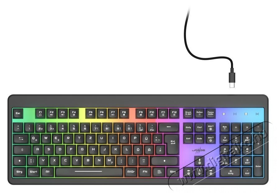 Hama Exodus 215 Illuminated Gaming Keyboard, black, QWERTZ HU (13217831) &Uacute;jdons&aacute;gok - Legfrissebb term&eacute;kek - 499588