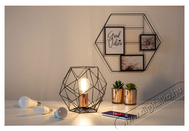 Hama 00176600 E27 10W okos WiFi LED izz&oacute; H&aacute;ztart&aacute;s / Otthon / K&uuml;lt&eacute;r - Vil&aacute;g&iacute;t&aacute;s / elektromoss&aacute;g - E27 foglalat&uacute; izz&oacute; - 507444