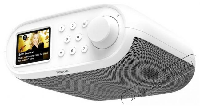 Hama DIR400, feh&eacute;r Audio-Video / Hifi / Multim&eacute;dia - R&aacute;di&oacute; / &oacute;r&aacute;s r&aacute;di&oacute; - Asztali r&aacute;di&oacute; - 524851