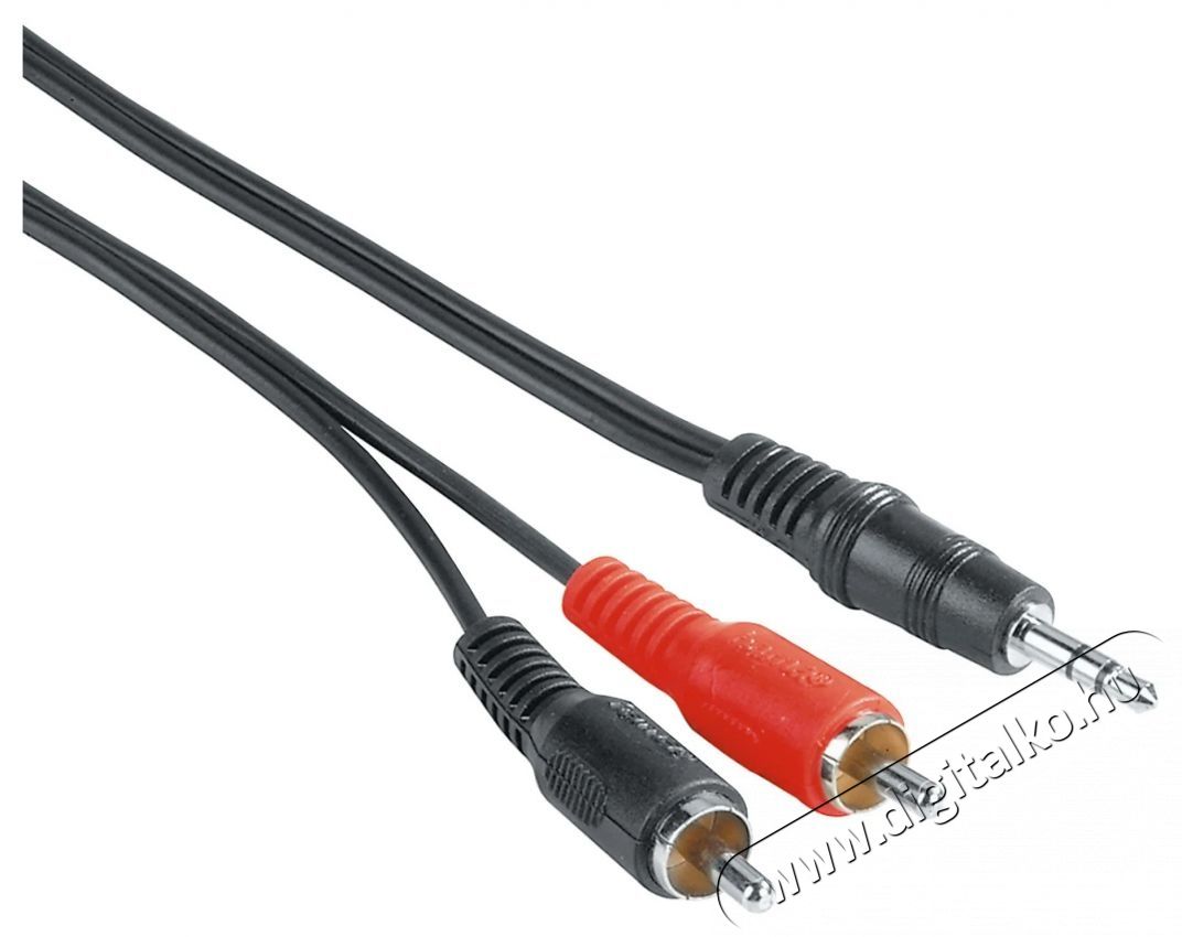 Hama 00205107 25db/csg 5,0m eco 3,5mm jack-2rca &ouml;sszek&ouml;tők&aacute;bel Tv kieg&eacute;sz&iacute;tők - K&aacute;bel / csatlakoz&oacute; - 3,5mm Jack k&aacute;bel - 514570