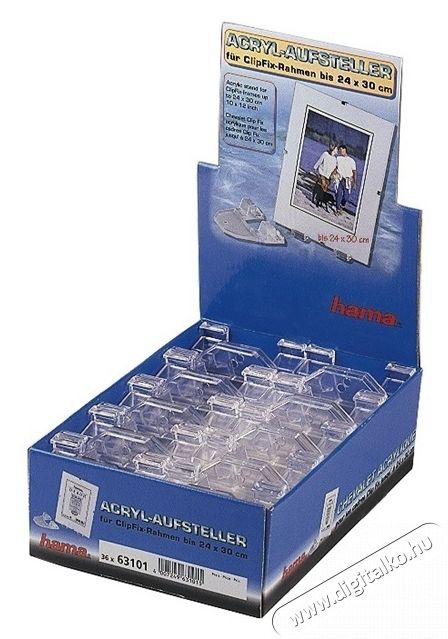 Hama 63101 f&eacute;nyk&eacute;ptart&oacute; műanyag &aacute;llv&aacute;ny 36/DISP H&aacute;ztart&aacute;s / Otthon / K&uuml;lt&eacute;r - Lak&aacute;sfelszerel&eacute;s - K&eacute;pkeret / k&eacute;ptart&oacute; - 392423