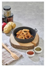 HANE TOO kerek szilikon forma forr&oacute;levegős s&uuml;tőh&ouml;z 20cm &aacute;tm&eacute;rő 5cm magass&aacute;g, sz&uuml;rke, fekete vagy piros sz&iacute;nű SL-3250 Konyhai term&eacute;kek - Egy&eacute;b / Konyhai kieg&eacute;sz&iacute;tő - 503112