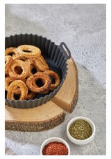 HANE TOO kerek szilikon forma forr&oacute;levegős s&uuml;tőh&ouml;z 20cm &aacute;tm&eacute;rő 5cm magass&aacute;g, sz&uuml;rke, fekete vagy piros sz&iacute;nű SL-3250 Konyhai term&eacute;kek - Egy&eacute;b / Konyhai kieg&eacute;sz&iacute;tő - 503112