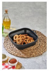 HANE TOO &ouml;sszecsukhat&oacute; n&eacute;gyzetes szilikon forma forr&oacute;levegős s&uuml;tőh&ouml;z 21cm*21cm, sz&uuml;rke, fekete vagy piros sz&iacute;nű SL-3251 Konyhai term&eacute;kek - Egy&eacute;b / Konyhai kieg&eacute;sz&iacute;tő - 503113