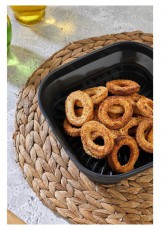 HANE TOO &ouml;sszecsukhat&oacute; n&eacute;gyzetes szilikon forma forr&oacute;levegős s&uuml;tőh&ouml;z 21cm*21cm, sz&uuml;rke, fekete vagy piros sz&iacute;nű SL-3251 Konyhai term&eacute;kek - Egy&eacute;b / Konyhai kieg&eacute;sz&iacute;tő - 503113