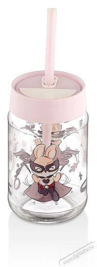 HANE IRIS Atlanta &uuml;veg italos palack sz&iacute;v&oacute;sz&aacute;llal 315ml, r&oacute;zsasz&iacute;n vagy piros sz&iacute;nben HN-1756 Konyhai term&eacute;kek - Konyhai eszk&ouml;z - Egy&eacute;b konyhai eszk&ouml;z - 507681