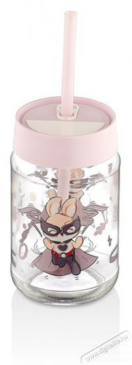 HANE IRIS Atlanta &uuml;veg italos palack sz&iacute;v&oacute;sz&aacute;llal 315ml, r&oacute;zsasz&iacute;n vagy piros sz&iacute;nben HN-1756 Konyhai term&eacute;kek - Konyhai eszk&ouml;z - Egy&eacute;b konyhai eszk&ouml;z - 507681