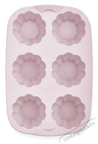 HANE IRIS MIX szilikon muffin s&uuml;tőforma 6 darabhoz, sz&uuml;rke, fekete vagy piros sz&iacute;nű SL-3207 Konyhai term&eacute;kek - Ed&eacute;ny - S&uuml;tőtepsi / s&uuml;tőforma - 507691