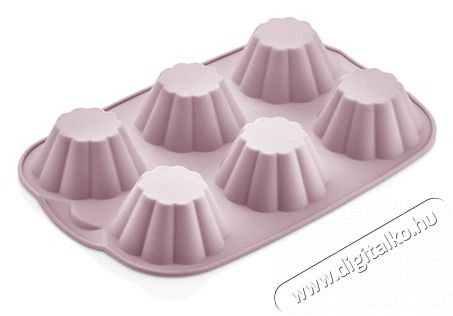 HANE IRIS MIX szilikon muffin s&uuml;tőforma 6 darabhoz, sz&uuml;rke, fekete vagy piros sz&iacute;nű SL-3207 Konyhai term&eacute;kek - Ed&eacute;ny - S&uuml;tőtepsi / s&uuml;tőforma - 507691