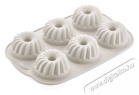 HANE IRIS MIX szilikon muffin s&uuml;tőforma 6 darabhoz, sz&uuml;rke, fekete vagy piros sz&iacute;nű SL-3207 Konyhai term&eacute;kek - Ed&eacute;ny - S&uuml;tőtepsi / s&uuml;tőforma - 507691