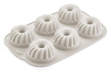 HANE IRIS MIX szilikon muffin s&uuml;tőforma 6 darabhoz, sz&uuml;rke, fekete vagy piros sz&iacute;nű SL-3207 Konyhai term&eacute;kek - Ed&eacute;ny - S&uuml;tőtepsi / s&uuml;tőforma - 507691