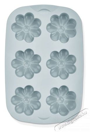 HANE IRIS MIX szilikon muffin s&uuml;tőforma 6 darabhoz, sz&uuml;rke, fekete vagy piros sz&iacute;nű SL-3207 Konyhai term&eacute;kek - Ed&eacute;ny - S&uuml;tőtepsi / s&uuml;tőforma - 507691