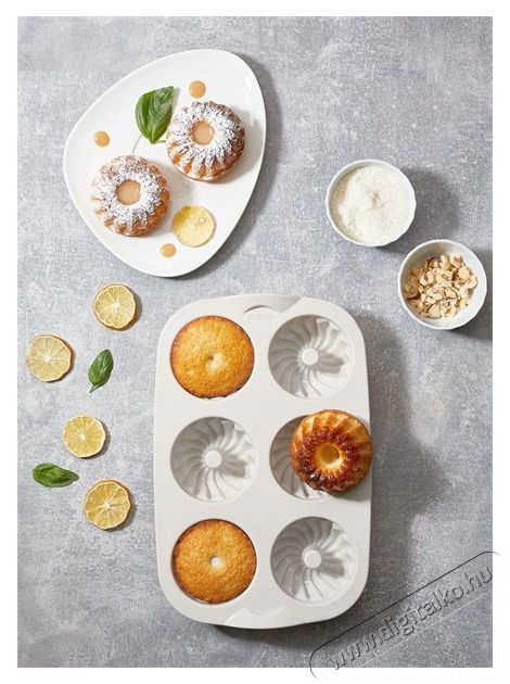 HANE IRIS MIX szilikon muffin s&uuml;tőforma 6 darabhoz, sz&uuml;rke, fekete vagy piros sz&iacute;nű SL-3207 Konyhai term&eacute;kek - Ed&eacute;ny - S&uuml;tőtepsi / s&uuml;tőforma - 507691