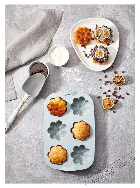 HANE IRIS MIX szilikon muffin s&uuml;tőforma 6 darabhoz, sz&uuml;rke, fekete vagy piros sz&iacute;nű SL-3207 Konyhai term&eacute;kek - Ed&eacute;ny - S&uuml;tőtepsi / s&uuml;tőforma - 507691