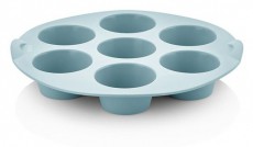 HANE IRIS szilikon kerek muffin s&uuml;tőforma 7 darabhoz, sz&uuml;rke, fekete vagy piros sz&iacute;nű SL-3206 Konyhai term&eacute;kek - Ed&eacute;ny - S&uuml;tőtepsi / s&uuml;tőforma - 507690