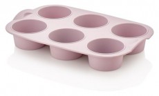 HANE IRIS szilikon muffin s&uuml;tőforma 6 darabhoz, sz&uuml;rke, fekete vagy piros sz&iacute;nű SL-3208 Konyhai term&eacute;kek - Ed&eacute;ny - S&uuml;tőtepsi / s&uuml;tőforma - 507692