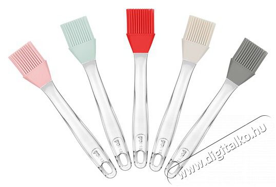 HANE TOO szilikon kenőecset 20,5cm, sz&uuml;rke, r&oacute;zsasz&iacute;n vagy k&eacute;k sz&iacute;nű SL-3001 Konyhai term&eacute;kek - Konyhai eszk&ouml;z - Egy&eacute;b konyhai eszk&ouml;z - 507684